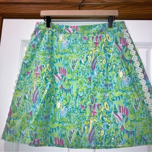 Lilly Pulitzer skirt 8 Hops and Pops